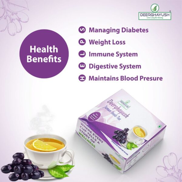 DEERGHAYUSH - Jamun Seeds Tea - Image 8