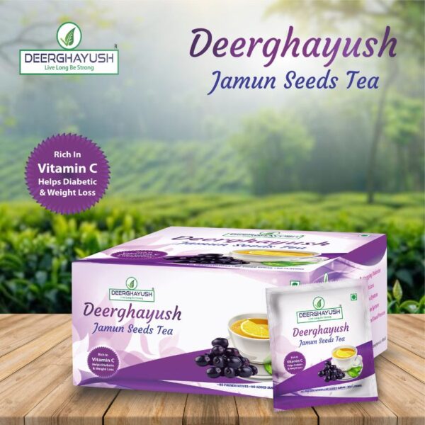DEERGHAYUSH - Jamun Seeds Tea - Image 9
